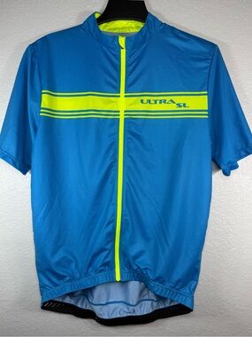 Men’s blue cycling jersey Ultra SL Jersey Size XL Performance Bike Riding